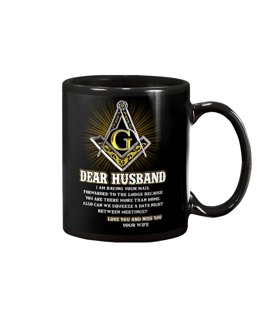 Freemason Dear Husband Mail Fowarded Mug