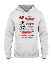 Family Boyfriend Be Yours Clock Moon Hooded Sweatshirt thumbnail