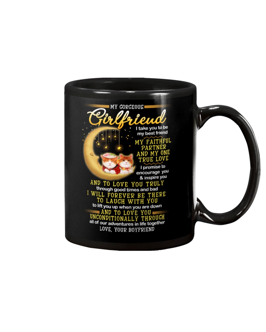 Cat Faithful Partner True Love Girlfriend Mug