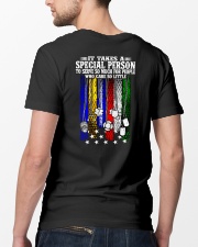 Police Shirt: It Takes A Special Person To Serve Classic T-Shirt lifestyle-mens-crewneck-back-5