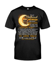 Owl Girlfriend Clock Ability Moon Classic T-Shirt thumbnail