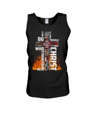 Firefighter Do All Things Through Christ Shirt Unisex Tank thumbnail