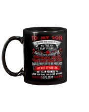 Son I Pray You Will Always Be Safe Viking Mug back
