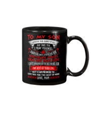 Son I Pray You Will Always Be Safe Viking Mug front