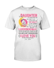 Unicorn Daughter Mom Clock Ability Moon Classic T-Shirt thumbnail
