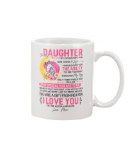 Unicorn Daughter Mom Clock Ability Moon Mug front