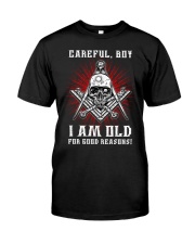 Freemason Careful Boy Classic T-Shirt front