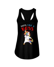 Funny Unicorn T Shirts Floss Like A Boss Ladies Flowy Tank thumbnail