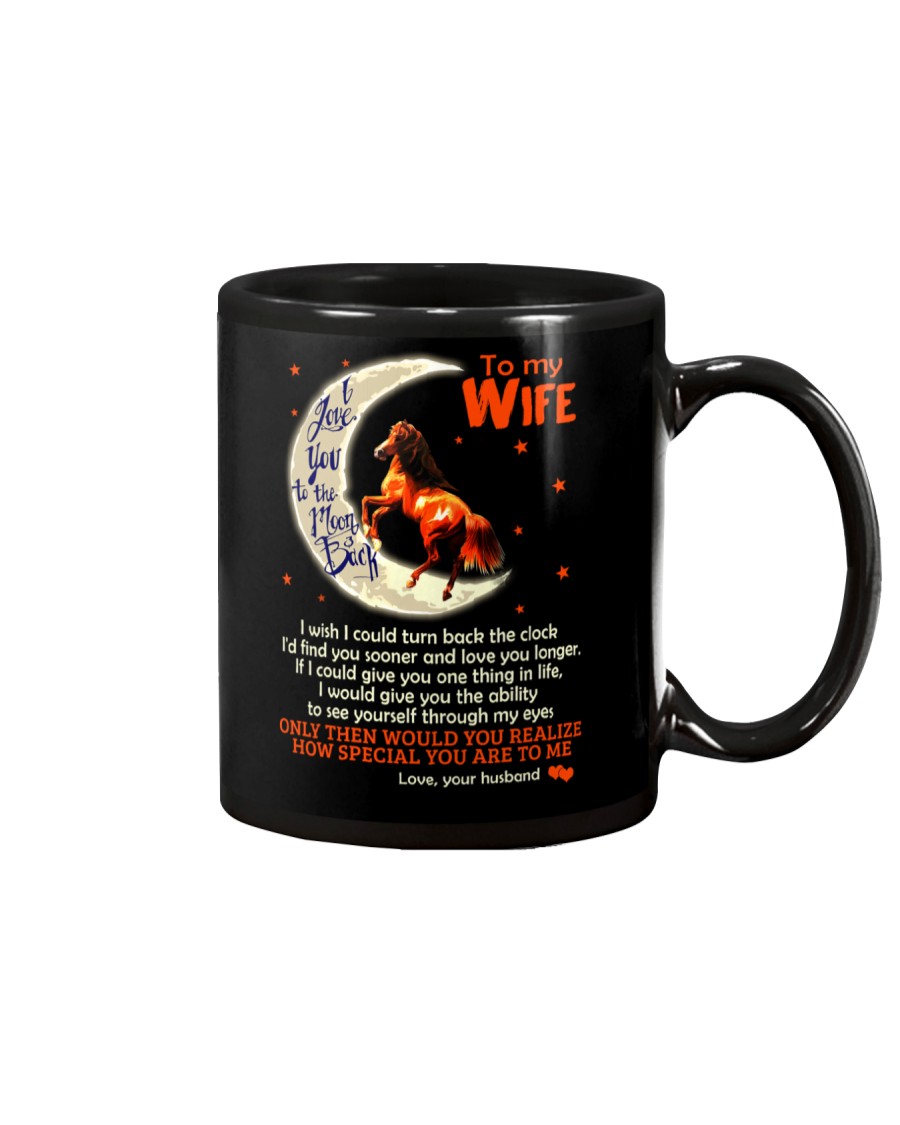 I Love You To The Moon And Back Horse Mug