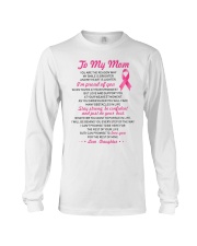 Reason My Smile Brighter Mom Breast Cancer Long Sleeve Tee thumbnail