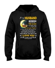 Otter Husband Clock Ability Moon Hooded Sweatshirt thumbnail