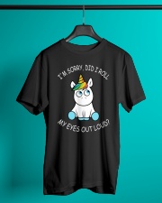 Unicorn Eyes Out Loud Classic T-Shirt lifestyle-mens-crewneck-front-3