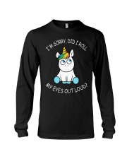 Unicorn Eyes Out Loud Long Sleeve Tee thumbnail