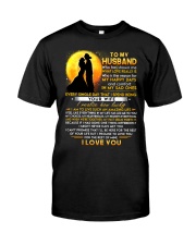 Firefighter Husband Lucky To Live Amazing Life Classic T-Shirt tile