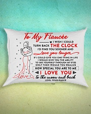 Family Fiancee The Clock The Moon Rectangular Pillowcase aos-pillow-rectangle-front-lifestyle-3