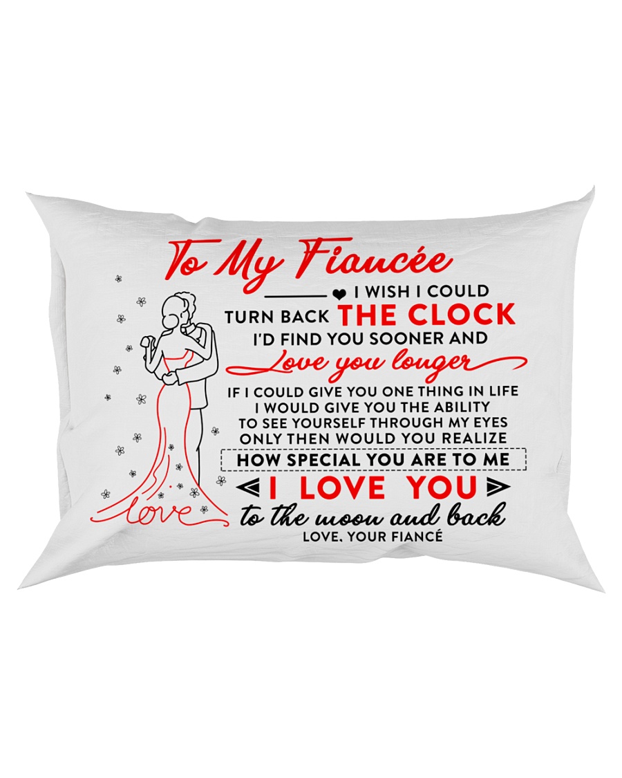 Family Fiancee The Clock The Moon Rectangular Pillowcase