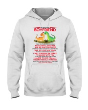 Dinosaur Faithful Partner True Love Boyfriend Hooded Sweatshirt thumbnail