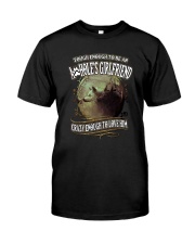 Tough To Be Asshole Girlfriend Wolf Classic T-Shirt front