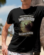 Tough To Be Asshole Girlfriend Wolf Classic T-Shirt lifestyle-mens-crewneck-front-11