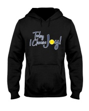 Softball today I choose joy Hooded Sweatshirt thumbnail