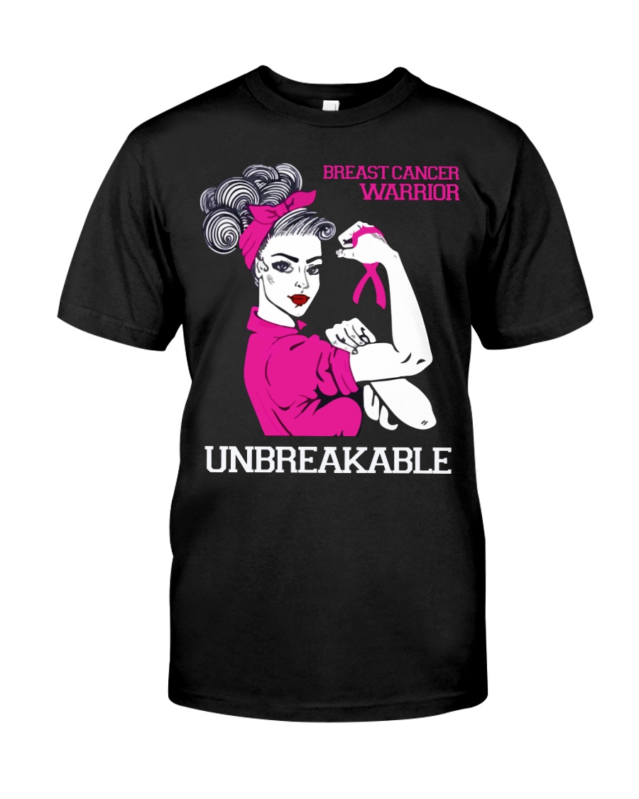 Breast Cancer Warrior Unbreakable Classic T-Shirt