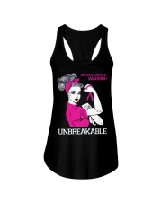 Breast Cancer Warrior Unbreakable Ladies Flowy Tank thumbnail