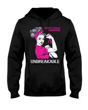 Breast Cancer Warrior Unbreakable Hooded Sweatshirt thumbnail