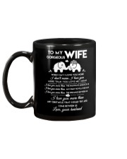 Elephant Wife I Love You More Mug back