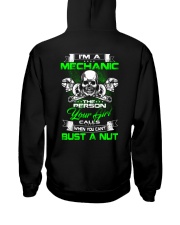I'm a mechanic Hooded Sweatshirt back