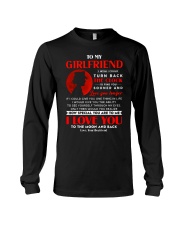Veteran Girlfriend Clock Ability Moon Long Sleeve Tee thumbnail