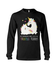 Unicorn Grandma And I Got In Trouble Today Long Sleeve Tee thumbnail