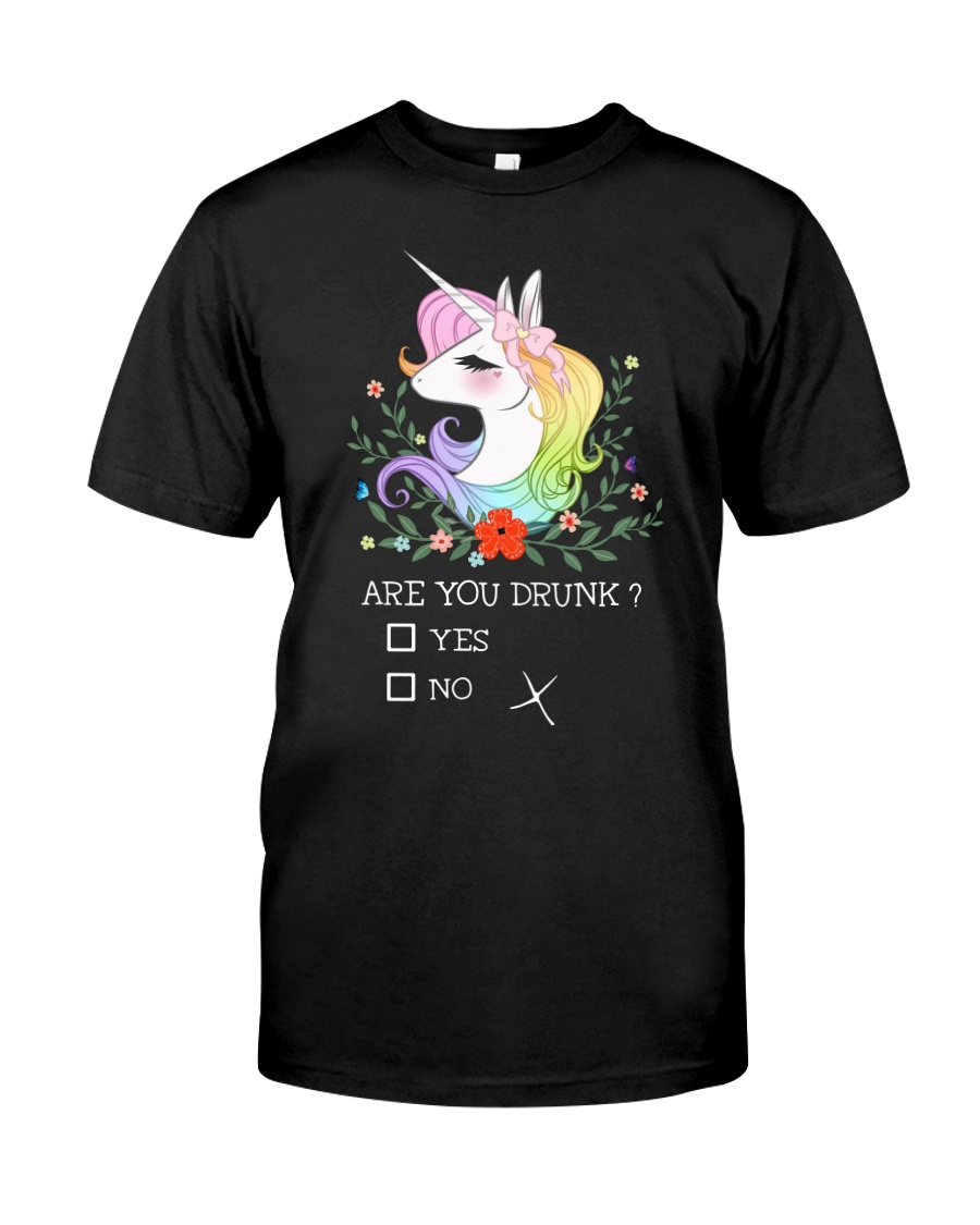 Unicorn Are You Drunk Classic T-Shirt