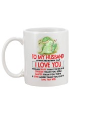Dinosaur Husband I Love You Mug back