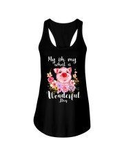 Farmer My oh My wonderful day Ladies Flowy Tank thumbnail
