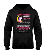 Unicorn Girlfriend Clock Ability Moon Hooded Sweatshirt thumbnail