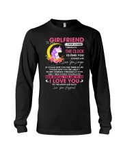 Unicorn Girlfriend Clock Ability Moon Long Sleeve Tee thumbnail