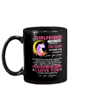 Unicorn Girlfriend Clock Ability Moon Mug back