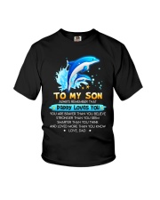 Dolphin Son Dad Daddy Loves Loves You Youth T-Shirt thumbnail