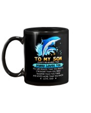 Dolphin Son Dad Daddy Loves Loves You Mug back