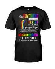 LGBT Boyfriend Clock Ability Moon Classic T-Shirt thumbnail