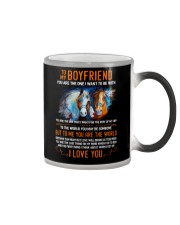 Horse Boyfriend To Me You Are The World Color Changing Mug thumbnail