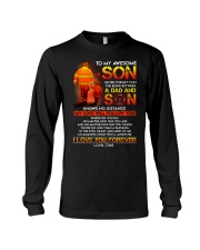 Firefighter The Bond Between Son Long Sleeve Tee thumbnail
