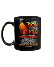 Firefighter The Bond Between Son Mug back