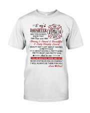 Firefighter Beautiful Inside And Out Daughter Dad Classic T-Shirt thumbnail