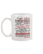 Firefighter Beautiful Inside And Out Daughter Dad Mug back