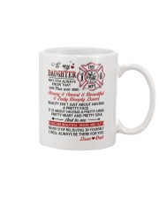 Firefighter Beautiful Inside And Out Daughter Dad Mug front