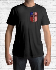 Firefighter Stand For The Flag Classic T-Shirt lifestyle-mens-crewneck-front-1