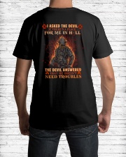 A Place For Me In Hell Firefighter Classic T-Shirt lifestyle-mens-crewneck-back-1