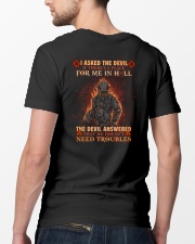 A Place For Me In Hell Firefighter Classic T-Shirt lifestyle-mens-crewneck-back-5