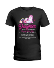Unicorn Always Remember Mommy Loves You Ladies T-Shirt thumbnail